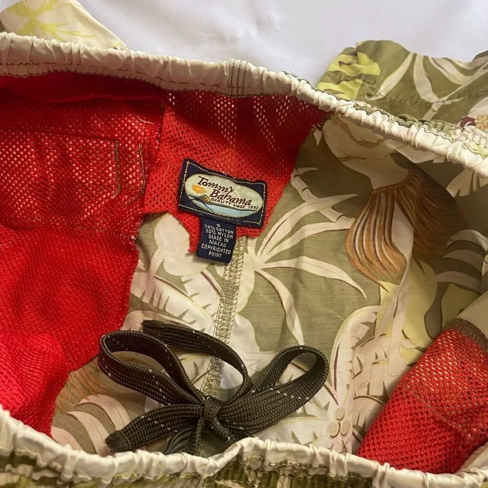 Tommy Bahama Hula Girl Swim Trunks Size Small
